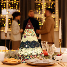 Laden Sie das Bild in den Galerie-Viewer, Handgemachtes Acryl Weihnachtsbaum Patchwork Set