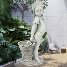 Laden Sie das Bild in den Galerie-Viewer, Blumenkorb für kleine Mädchen – Gartendekoration im Freien