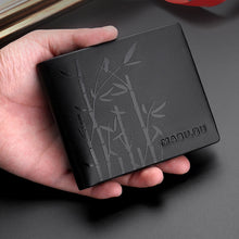 Laden Sie das Bild in den Galerie-Viewer, Herr Einfache Geldbörse aus weichem Leder