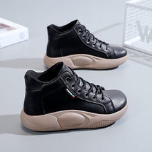 Laden Sie das Bild in den Galerie-Viewer, Damen High Top Freizeitschuhe mit dicken Sohlen