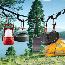 Laden Sie das Bild in den Galerie-Viewer, Outdoor Camping Lagerung 19 Haken Gurt