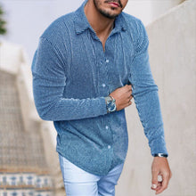 Laden Sie das Bild in den Galerie-Viewer, Schmal geschnittenes Hemd mit Revers