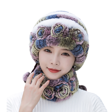 Laden Sie das Bild in den Galerie-Viewer, Rex-Kaninchenfellmütze