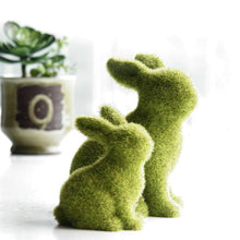 Laden Sie das Bild in den Galerie-Viewer, Simulierte beflockte Kaninchenverzierung