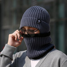 Laden Sie das Bild in den Galerie-Viewer, Krempenlose warme Strickmütze für den Winter