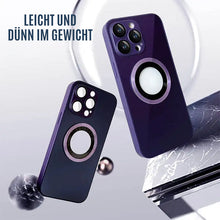 Laden Sie das Bild in den Galerie-Viewer, Magnetische iPhone-Hülle aus mattiertem Glas