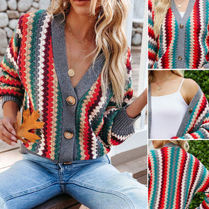 Einreihiger Strickpullover