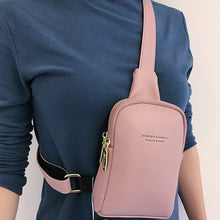 Laden Sie das Bild in den Galerie-Viewer, Kleine Umhängetasche Brusttasche für Damen