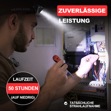 Laden Sie das Bild in den Galerie-Viewer, Wasserdichte LED Stirnlampe