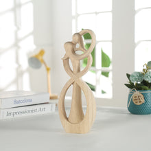 Laden Sie das Bild in den Galerie-Viewer, Kreative Moderne Paar-Holzstatue