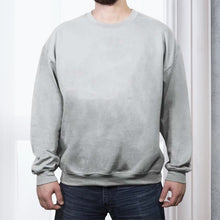 Laden Sie das Bild in den Galerie-Viewer, Lässiger Lockerer Einfarbiger Fleecepullover mit Rundhalsausschnitt