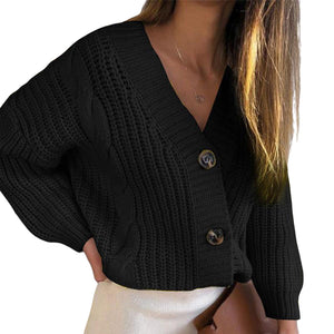 Süße Strickjacke mit Knöpfen