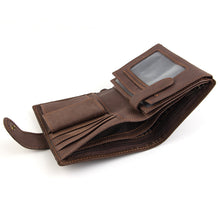 Laden Sie das Bild in den Galerie-Viewer, Lässige Herren Geldbörse aus PU-Leder mit Schnalle