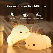 Laden Sie das Bild in den Galerie-Viewer, Kaninchenförmiges Nachtlicht aus Silikon