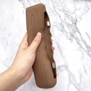 Aufbewahrungstasche für Make-up-Pinsel aus Silikon