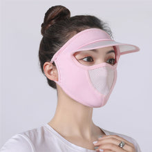 Laden Sie das Bild in den Galerie-Viewer, Wiederverwendbare Atmungsaktive Kühle Sonnenschutzmaske