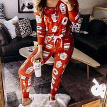 Laden Sie das Bild in den Galerie-Viewer, Eiscreme Pyjama Set für Damen