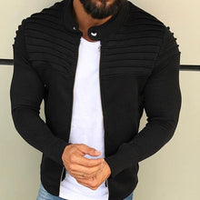 Laden Sie das Bild in den Galerie-Viewer, Stilvolle Einfarbige Faltenjacke