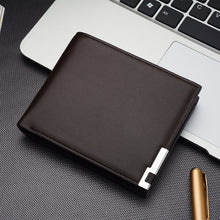 Laden Sie das Bild in den Galerie-Viewer, Kurze Brieftasche mit Eisenkante