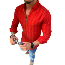 Laden Sie das Bild in den Galerie-Viewer, Gestreiftes Langärmliges T-Shirt mit Aufdruck