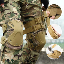 Laden Sie das Bild in den Galerie-Viewer, Militärische taktische Knie- und Ellbogenschützer, 4 Stück
