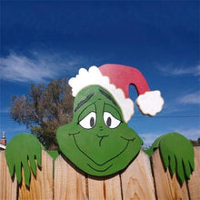 Laden Sie das Bild in den Galerie-Viewer, Weihnachtsthema Zaun Dekoration