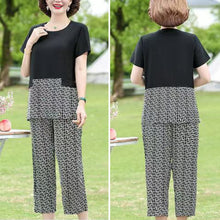 Laden Sie das Bild in den Galerie-Viewer, Stilvolles Lässiges 2-teiliges Set in Übergröße