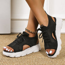 Laden Sie das Bild in den Galerie-Viewer, Atmungsaktive Mesh-Sandalen mit weicher Sohle