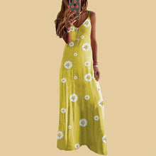 Laden Sie das Bild in den Galerie-Viewer, Kleid mit Gänseblümchen-Print