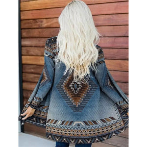 Modischer Bedruckter Trenchcoat
