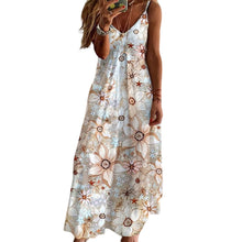 Laden Sie das Bild in den Galerie-Viewer, Damen Langes Sommer-Strandkleid