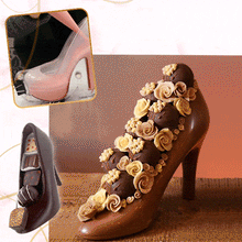 Laden Sie das Bild in den Galerie-Viewer, Luxuriöse Schokoladenform In Form Von Stöckelschuhen