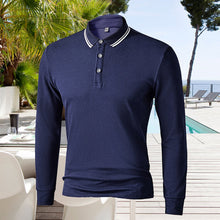 Laden Sie das Bild in den Galerie-Viewer, Einfarbiges Poloshirt mit Revers