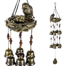 Laden Sie das Bild in den Galerie-Viewer, Vogelnest-Windspiel-Ornament aus Harz