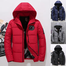 Laden Sie das Bild in den Galerie-Viewer, Schmal Geschnittene Lässige Thermisch Gepolsterte Kleidung für Herren