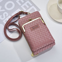 Laden Sie das Bild in den Galerie-Viewer, Einfache Mini-Umhängetasche mit doppeltem Reißverschluss