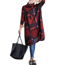 Laden Sie das Bild in den Galerie-Viewer, Unregelmäßiges Kleid mit Rollkragen für Damen