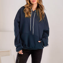 Laden Sie das Bild in den Galerie-Viewer, Einfarbiger Kapuzenpullover