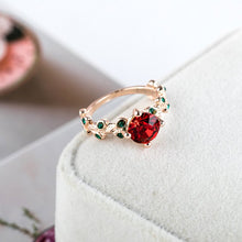 Laden Sie das Bild in den Galerie-Viewer, Eleganter Und Kreativer Rosenring