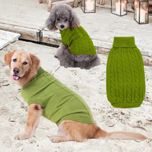 Laden Sie das Bild in den Galerie-Viewer, Haustier Winter Zopfmuster Strickpullover