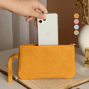 Tragbare Damen-Reisetasche aus Leder