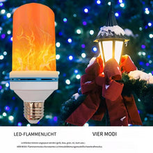 Laden Sie das Bild in den Galerie-Viewer, LED-Flammen-Glühbirne mit Gravitationssensor-Effekt