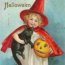 Laden Sie das Bild in den Galerie-Viewer, Retro Halloween Postkarten (24 Stück)
