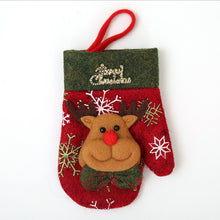 Laden Sie das Bild in den Galerie-Viewer, Weihnachtsbesteckset Handschuhe Geschenktüte