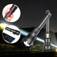 Laden Sie das Bild in den Galerie-Viewer, Wiederaufladbare taktische LED-Laser-Taschenlampe