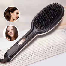 Laden Sie das Bild in den Galerie-Viewer, Haarglättungskamm mit negativen Ionen