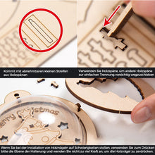 Laden Sie das Bild in den Galerie-Viewer, DIY Weihnachtsbaumschmuck aus Holz