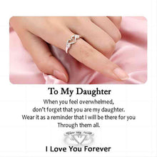 Laden Sie das Bild in den Galerie-Viewer, „Ich liebe dich für immer“ Herzring