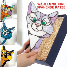 Laden Sie das Bild in den Galerie-Viewer, Süßer Katzenaufkleber fürs Fenster