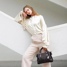 Laden Sie das Bild in den Galerie-Viewer, Boston Lederhandtasche für Frauen